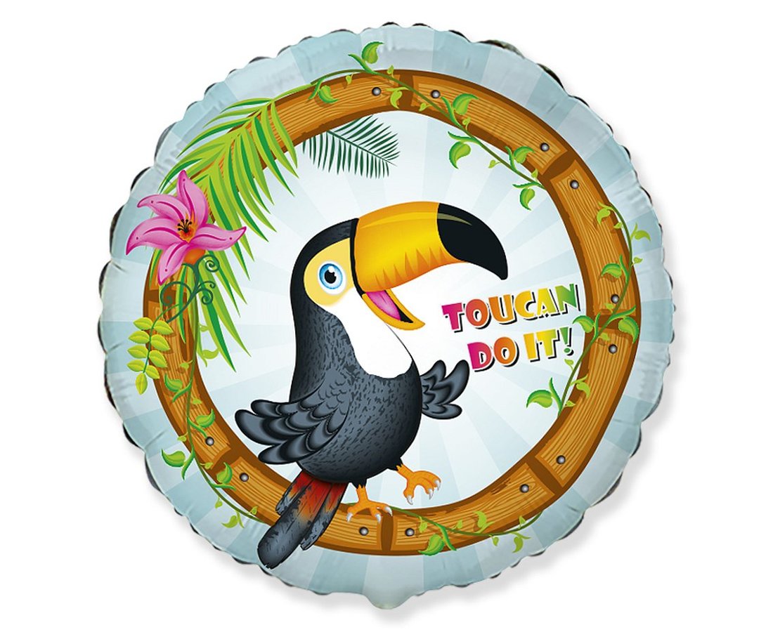 Folija balons tukāns "Toucan do it!", 46 cm
