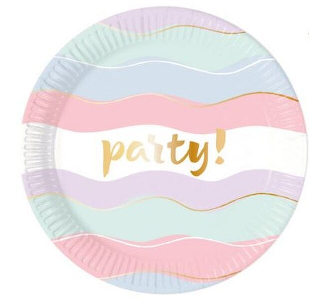 Šķīvīši "Elegant party", 20 cm, 8 gb