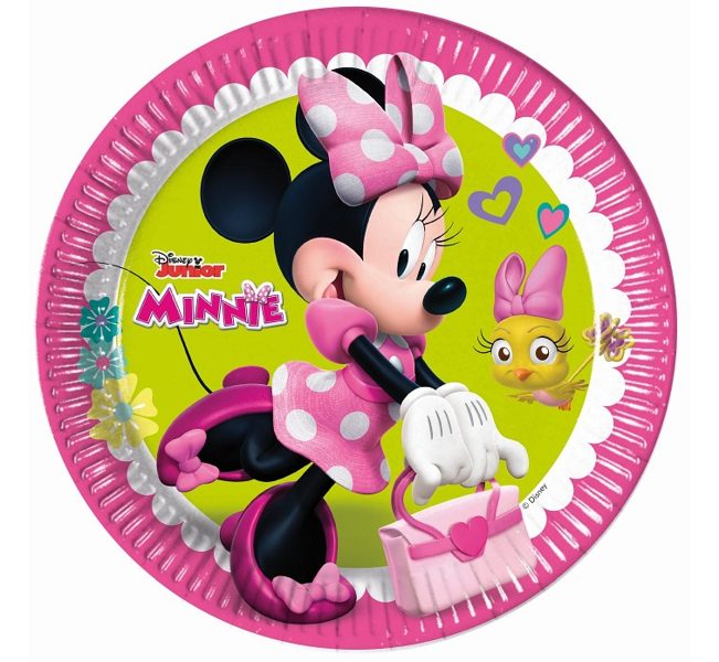Šķīvīši "Minnie Mouse Junior", 8 gb., 23 cm