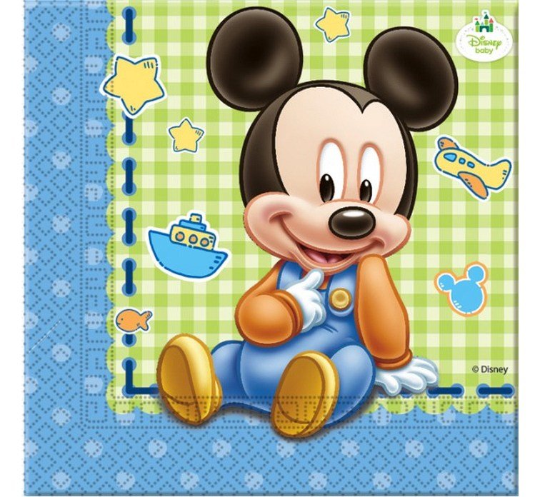 Salvetes "Baby Mickey"