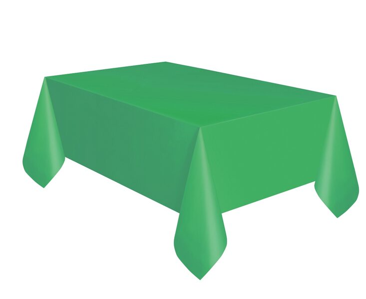 Plastika galdauts, zaļā krāsā, izmērs 137x274 cm