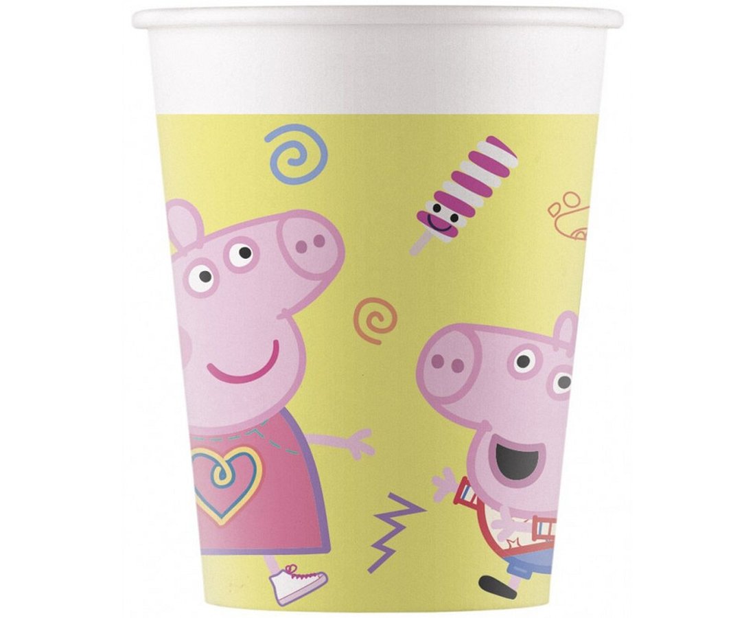 Glāzes "Peppa Pig", 200 ml, 8 gb