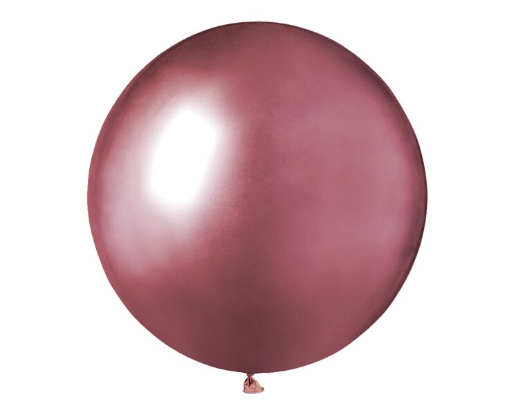 48 cm hromēts balons, rozā krāsa - 1 gb.