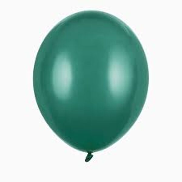 30 cm balons, pudeļu zaļā krāsa, pastelis - 1 gb.