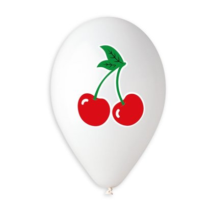 30 cm lateksa balons "Ķirši" - 1 gb.