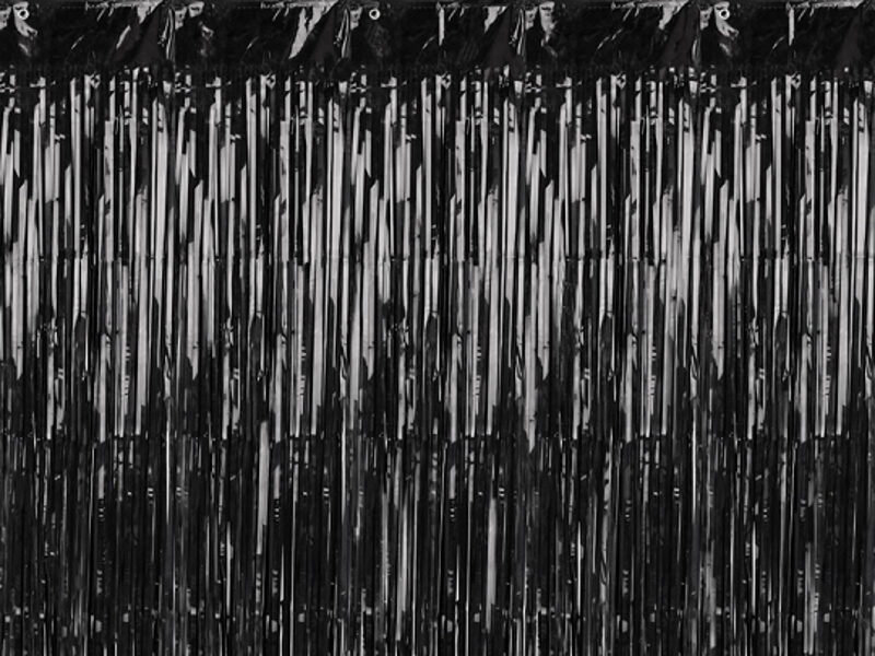 Lietutiņa aizkars, melns, 90x250 cm