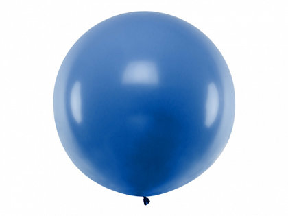 1 m balons, apaļš, zilā krāsa - 1 gb.