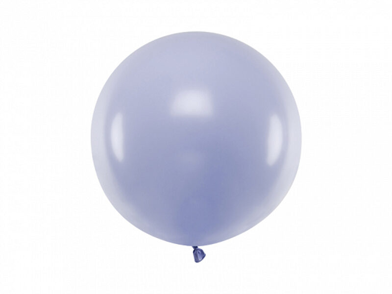 60 cm lateksa balons, gaiši lillā krāsa, pastelis - 1 gb.