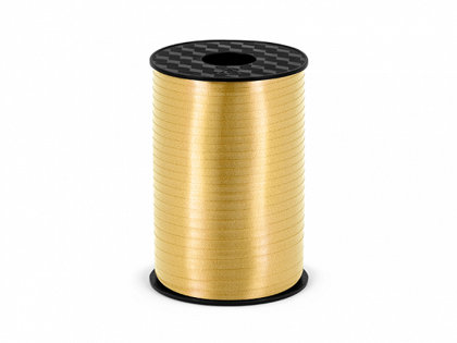 Plastikāta lente zelta krāsā, 5 mm, 225 m