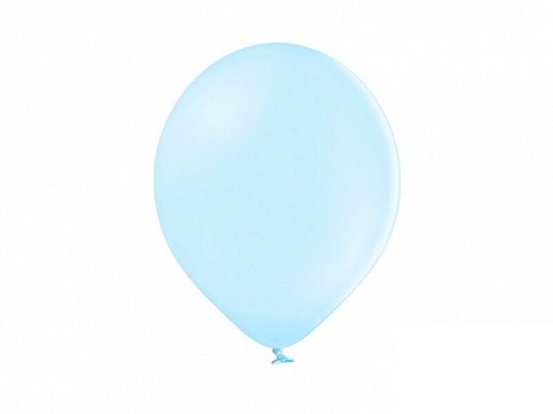 23 cm balons, maigi zilā krāsa, pastelis - 1 gb.