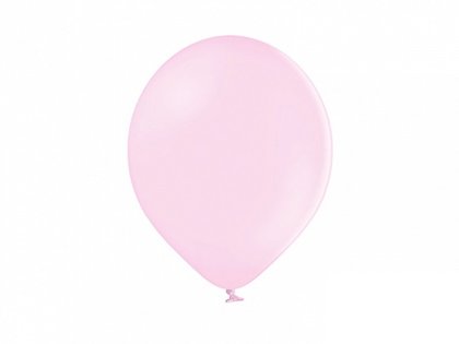 23 cm balons, maigi rozā krāsa, pastelis - 1 gb.