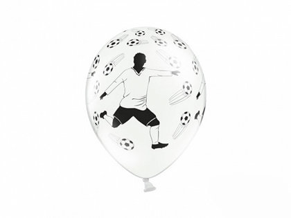 30 cm lateksa balons ar futbolistu - 1 gb.