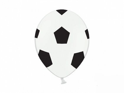 30 cm lateksa balons "futbola bumba" - 1 gb.