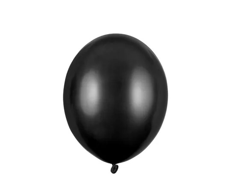 30 cm perlamutra balons, melnā krāsa - 1 gb.