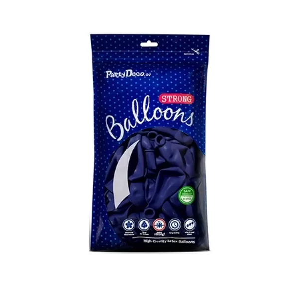 23 cm balonu iepakojums, tumši zilā krāsa - 100gb.