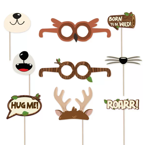 Foto rekvizīts "Meža dzīvnieki", 9elementi