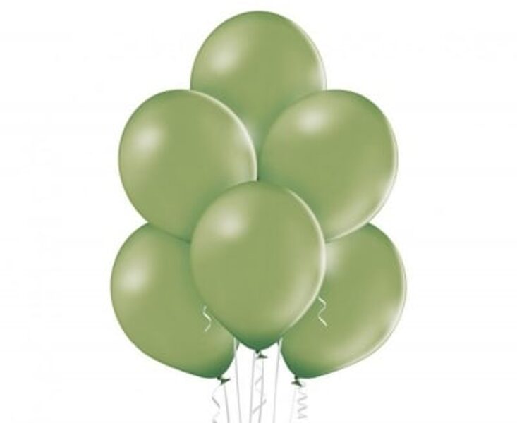 Balonu iepakojums, 50 gb., 30 cm, Belbal B105 Rosemary Green - zaļā