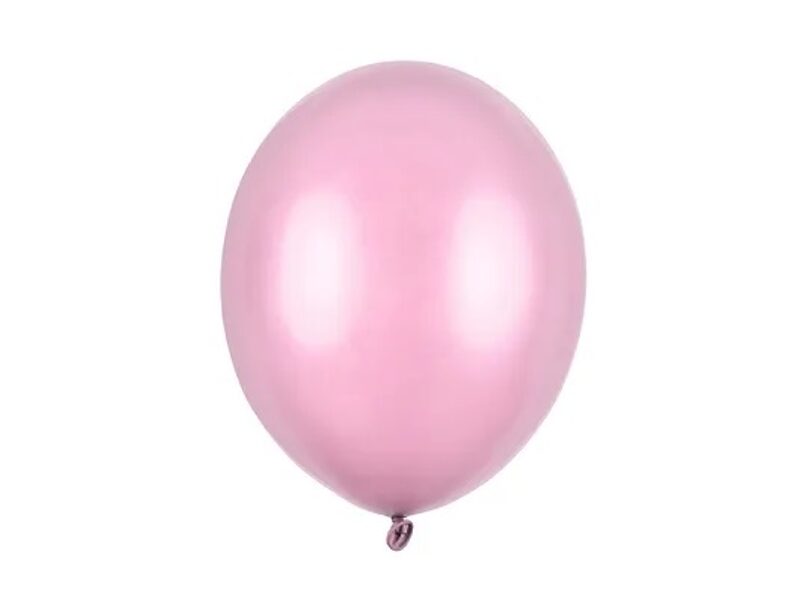 30 cm perlamutra balons, gaiši rozā krāsa - 1 gb.