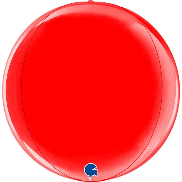Folija balons "Lode", 38 cm, sarkanā krāsa