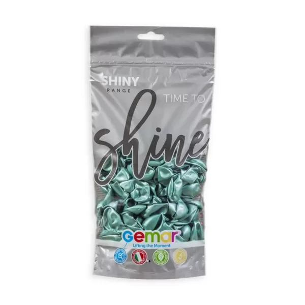 Balonu iepakojums, HROMS, żalą krāsa 50 gb., 30 cm