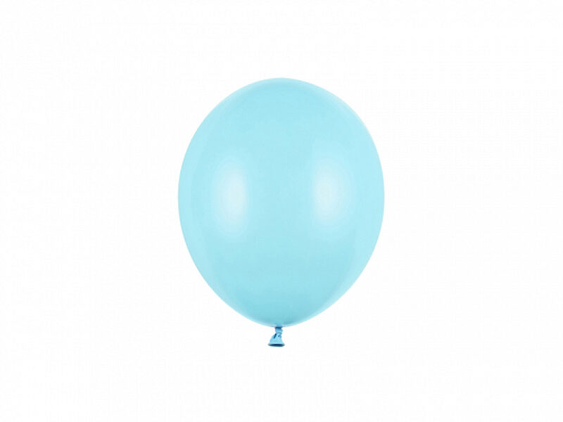 13 cm balons, maigi zilā krāsa, pastelis - 1 gb.