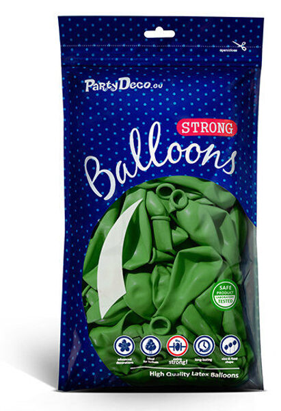 27 cm balonu iepakojums, smaragda zaļā krāsa