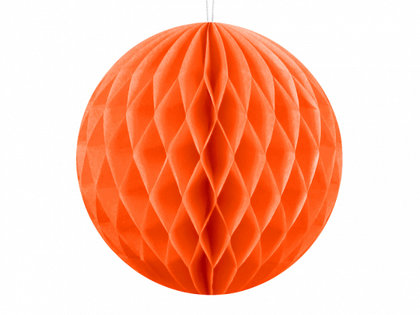 Papīra bumba, oranžā, 20 cm