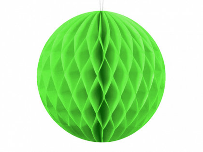 Papīra bumba, zaļā, 10 cm