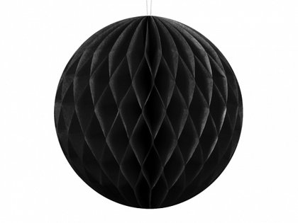 Papīra bumba, melnā, 30 cm