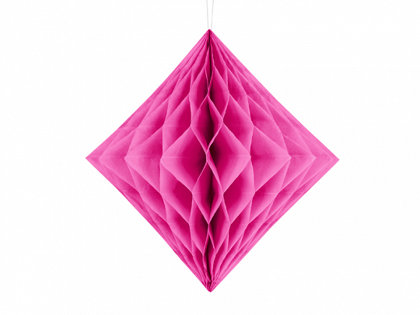 Papīra dimants, rozā, 30 cm