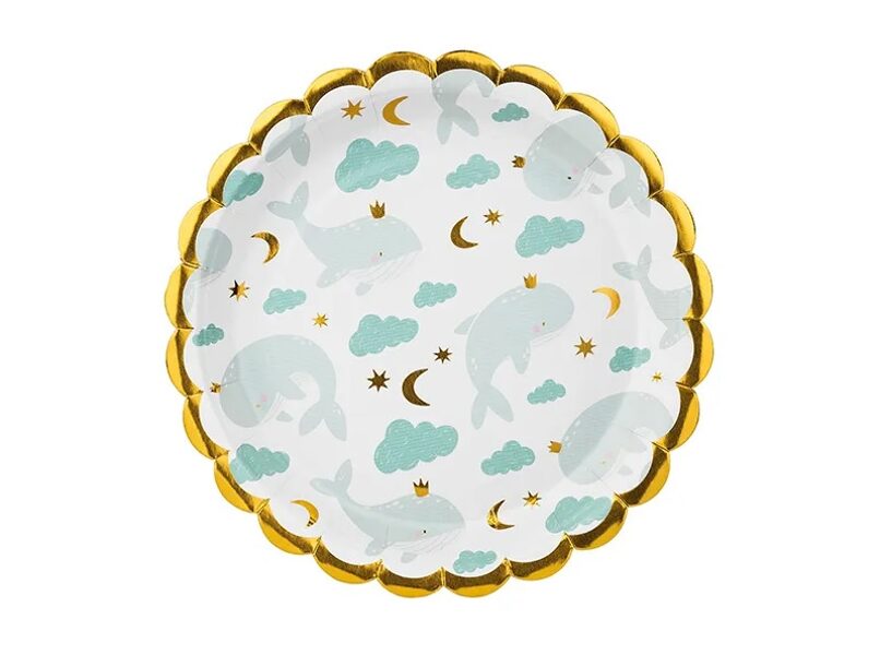 Papīra šķīvīši "Valis", 18 cm