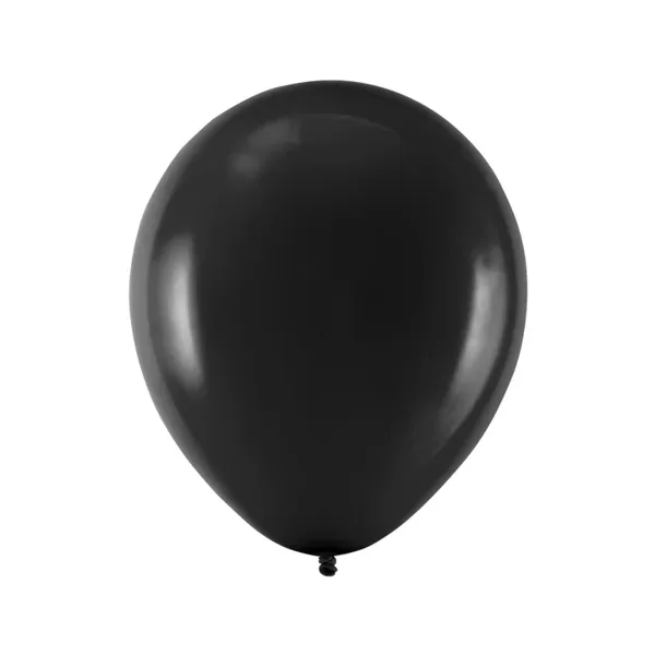 13 cm balonu iepakojums, melnā krāsa, 20 gb